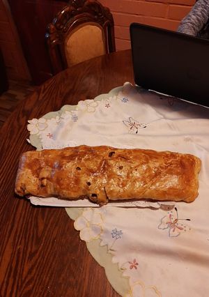 Una foto de Strudel de manzana