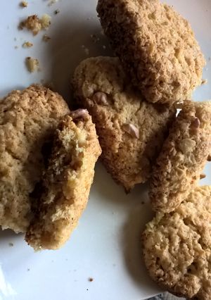 Una foto de Galletas de coco y avena