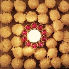 Coconut Ladoos A picture of Coconut Ladoos.