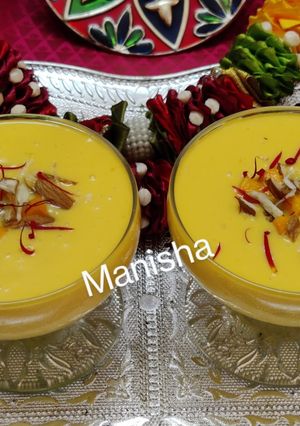 A picture of Instant Mango Rabdi.