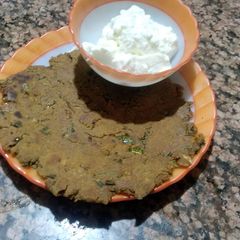 A picture of Bajra ka rotla.