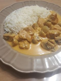 Une photo de Sauté de porc au curry au cookeo
