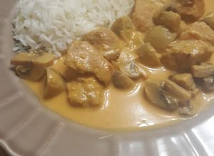 Une photo de Sauté de porc au curry au cookeo