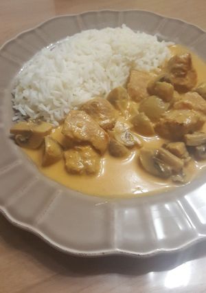 Une photo de Sauté de porc au curry au cookeo