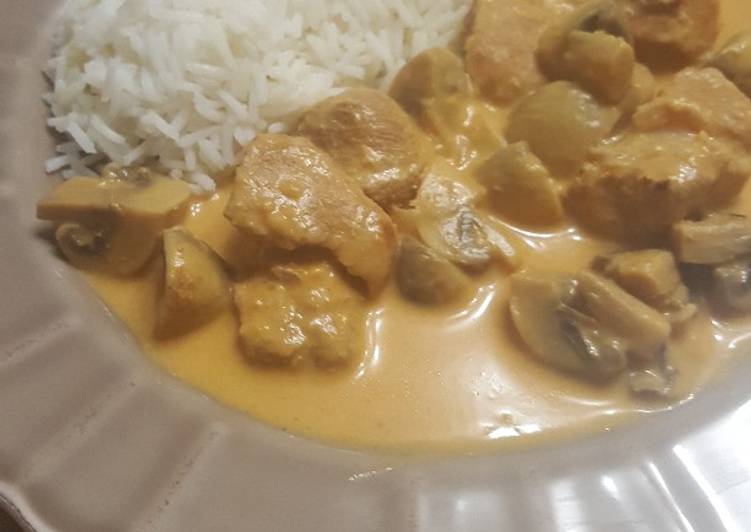 Recette De SautÃ© de porc au curry au cookeo