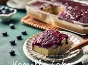 Gambar kek blueberry