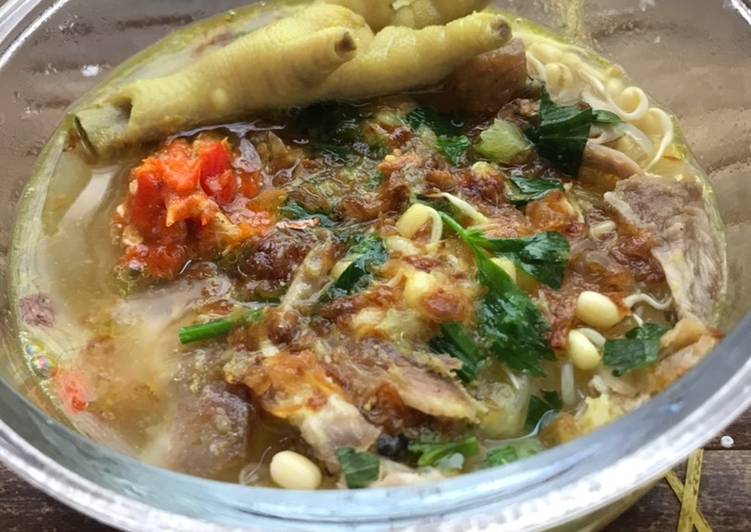 Resep Soto ayam resep simbok yang Menggugah Selera