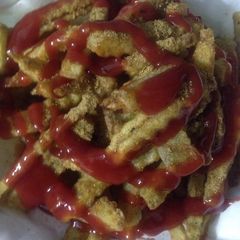 A picture of Dizzzling fries 🍟.