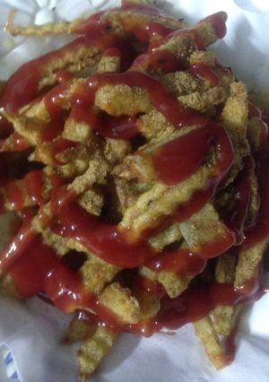 A picture of Dizzzling fries 🍟.