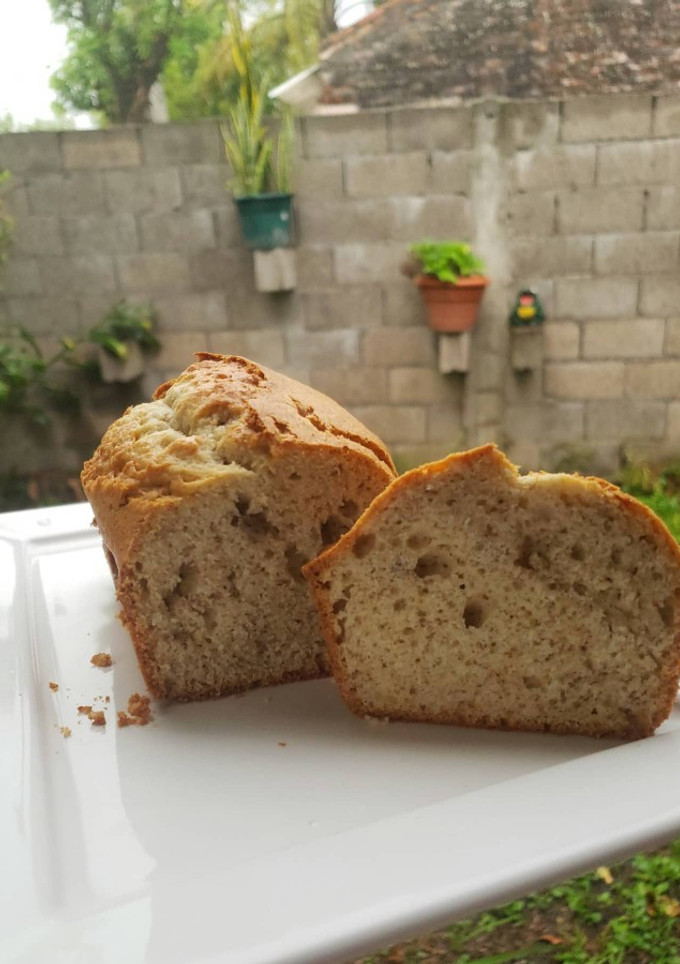 Una foto de Budín de banana en licuadora