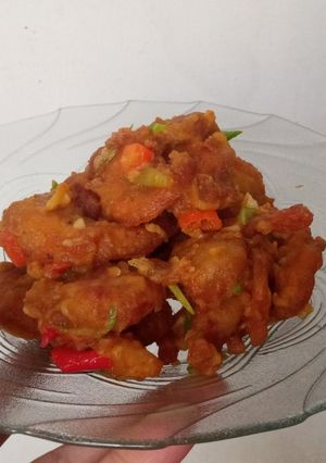 Foto resep Udang Saos Telur Asin