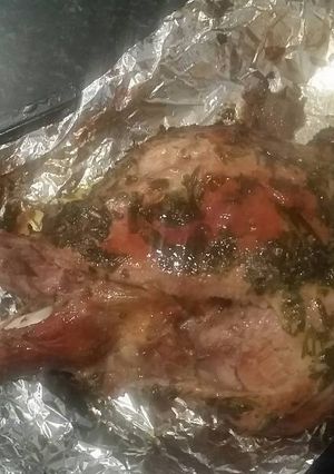 A picture of Garlic, Rosemary and Parsley Lamb.
