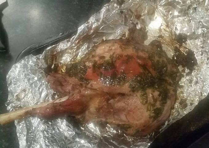 Recipe of Quick Garlic, Rosemary and Parsley Lamb