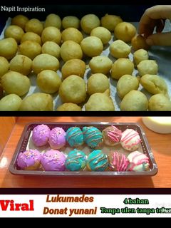 Foto resep Lukumades donat Yunani tanpa ulen tanpa telur