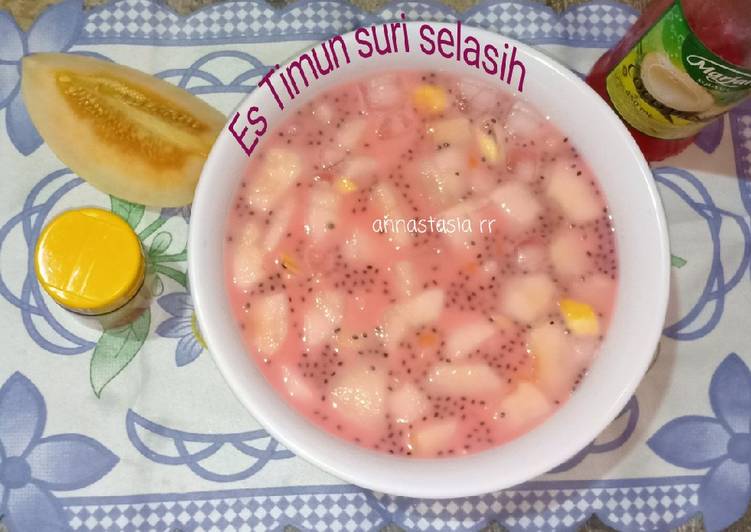 Cara Membuat Es timun suri selasih (melepas dahaga) yang Lezat