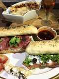 Ciabatta con dip de alcachofa y espinaca 🥖🥬