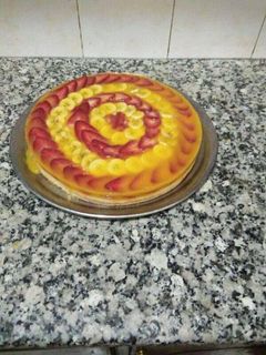 صورة لوصفة كيكة الفواكه