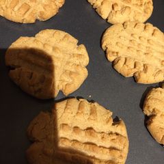 A picture of Peanut butter and chocolate cookies.