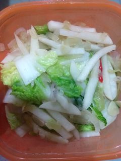 Foto resep Tumis sawi putih bengkoang