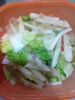 Foto resep Tumis sawi putih bengkoang
