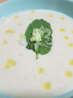 Una foto de Crema fría de Espárragos
