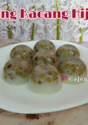 Foto resep [menu diet] puding kacang ijo