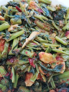 รูปของ ผัดผักบุ้งผักพริกแกงคีโต