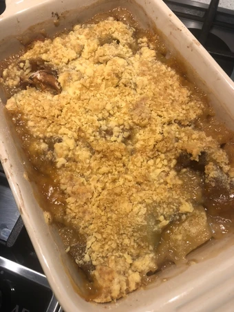 Recipe Apple and pear crumble which So Delicious