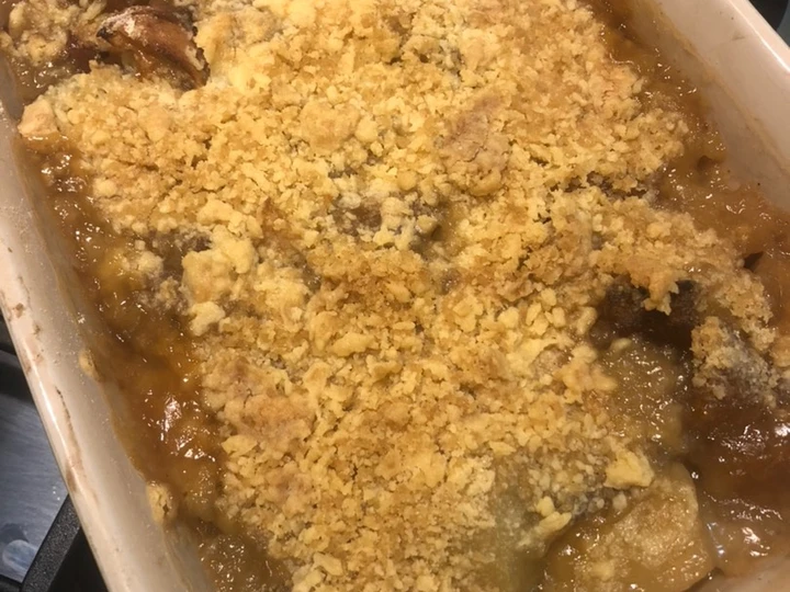 Recipe Apple and pear crumble which So Delicious