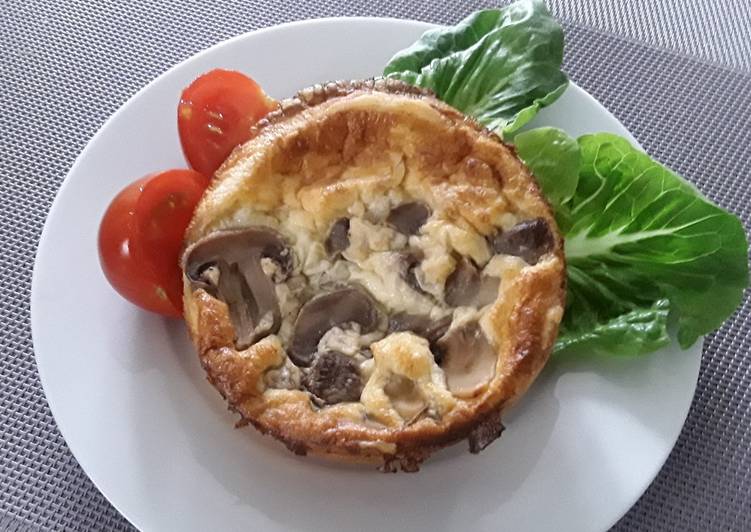 Homemade Sig&#39;s Mushroom and Ham Quiche