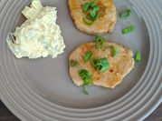 A picture of pork dijon