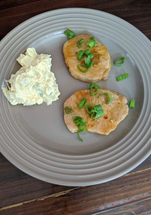 A picture of Pork Chops with Spicy Orange.