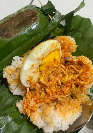 Foto resep Nasi Bakar Ayam Suwir
