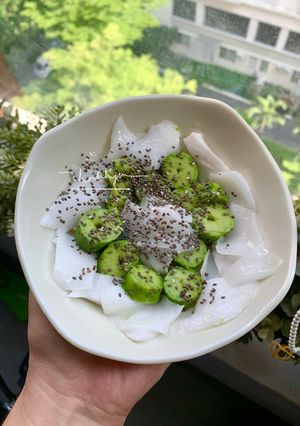Hình của món Sữa Chua Bơ Dừa Non.