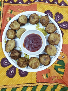 A picture of Poha paneer cutlet.