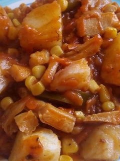 Una foto de Guatitas (callos) de la tía Juani