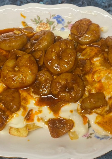 Una foto de Papas arrieras