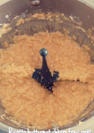 Une photo de Risotto Butternut et Chèvre frais
