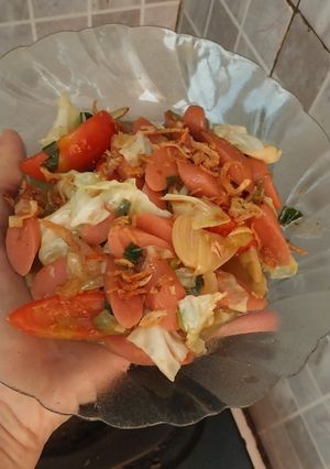 Foto resep Sosis bawang bombai