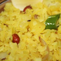 A picture of Potato Onion Poha: Light Fluffy and Wholesome.