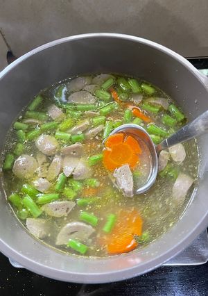 Foto resep Sup bakso sederhana untuk anak