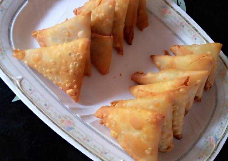 Easiest Way to Prepare Great Pastry samosa | This is Recipe So Popular You Must Test Now !!