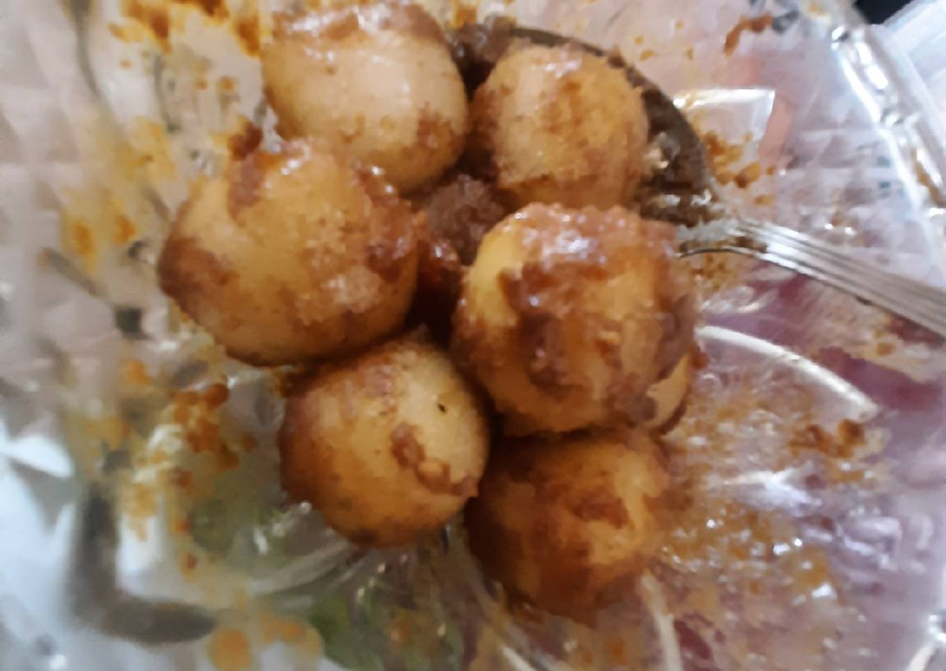 Cilok nasi bumbu kacang