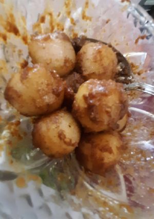 Foto resep Cilok nasi bumbu kacang