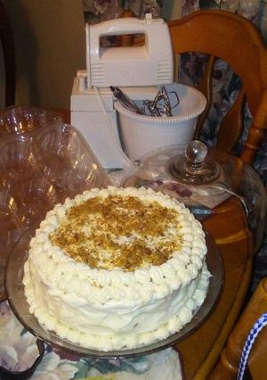 A picture of Southen Homemade Red Velvet Cake.