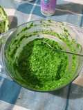 Arugula, Almond, and Pine Nut Pesto