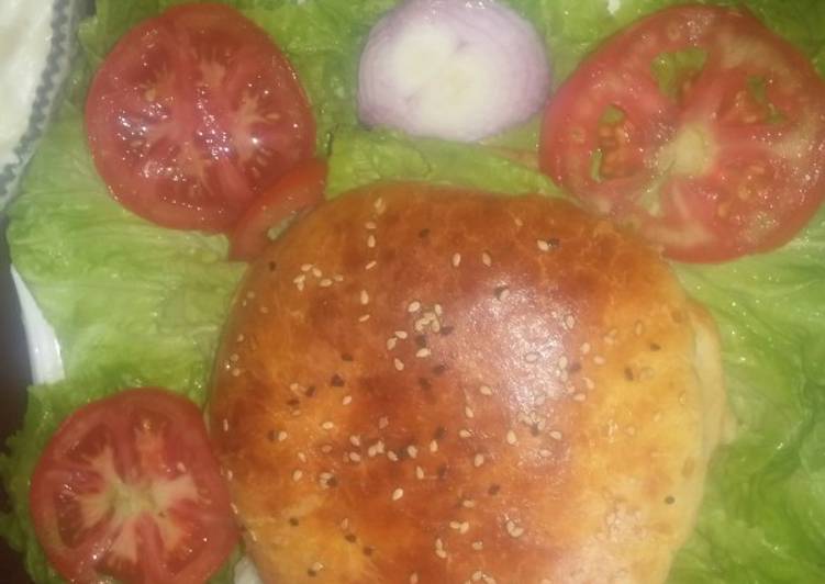 اشهى همبرجر وخبز الهمبرجر لا تفوتوووا 😍👍🍔😍👍🍔