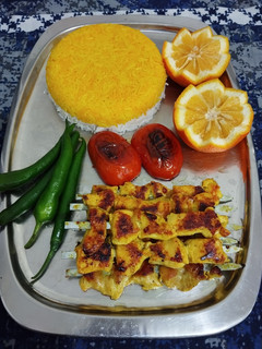 عکسی از دستور جوجه کباب تابه ای