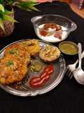 Sprouted Moong Tikki (Sprouted Moong Cutlet)