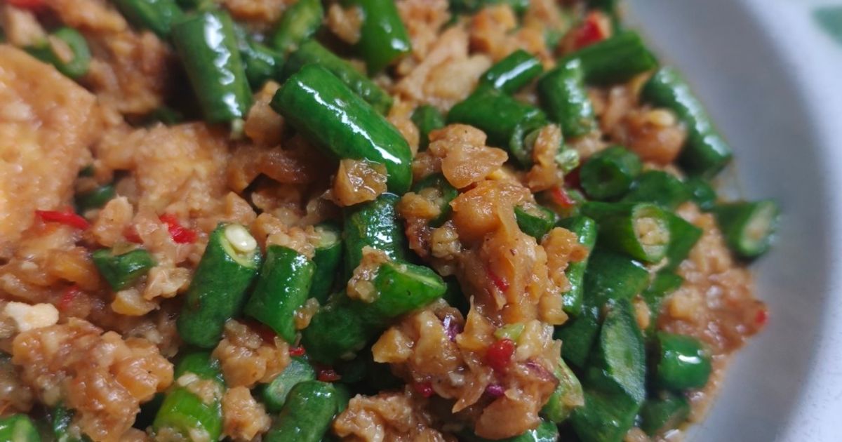 Tumis Kacang Panjang Tempe Tahu